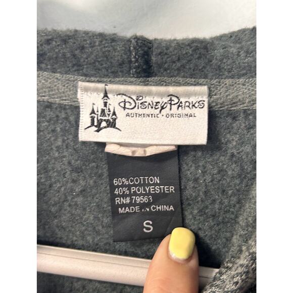 Disney Parks Men's Mickey Mouse Character Full Zip Hoodie Jacket Gray Size Small - Picture 7 of 10